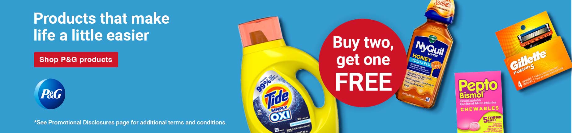 Buy 2, Get 1 Free: All P&G Products